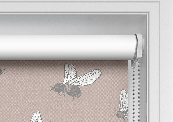Busy Bee, Dusky Pink - Twist&Fit Roller Blind - Image 11